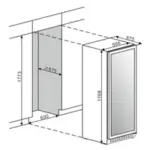 mQuvée WineStore 177 – Black, solid door – Bild 12