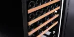 mQuvée WineStore 177 – Black, solid door – Bild 6