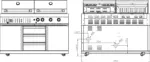 Myoutdoorkitchen Freistehender Gas- und Holzkohlegrill – Bild 13