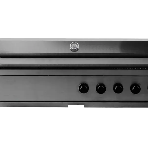 Myoutdoorkitchen Nordic Line - Integrierbarer Gasgrill (5 Brenner) - Schwarz