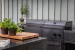 Myoutdoorkitchen Nordic Line - Integrierbarer Gasgrill (2 Brenner) Schwarz – Bild 7