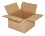 Faltkarton 150x150x100mm 1-wellig braun