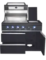 Myoutdoorkitchen Pure Gasgrill mit 4 Brennern und Infrarot-Seitenbrenner – Bild 2