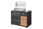 Myoutdoorkitchen Designer Series - Freistehender Gasgrill mit 5 Brennern und Infrarot-Seitenbrenner – Bild 10
