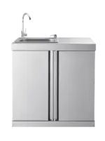 Myoutdoorkitchen Modul mit Spülbecken und Aufbewahrungsschrank
