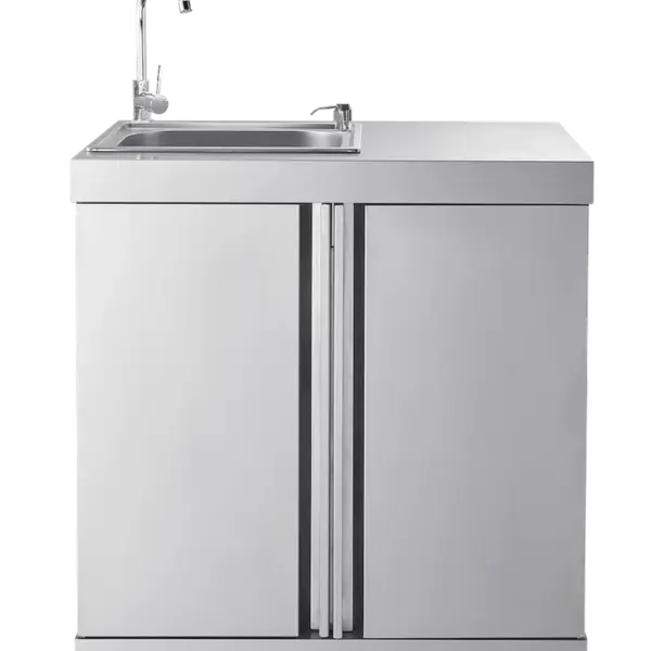 Myoutdoorkitchen Modul mit Spülbecken und Aufbewahrungsschrank