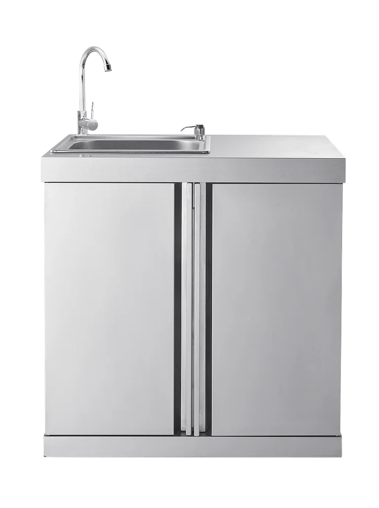 15733-1 Myoutdoorkitchen Modul mit Spülbecken und Aufbewahrungsschrank – Bild 1