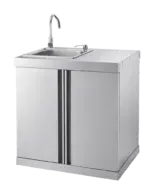 Myoutdoorkitchen Modul mit Spülbecken und Aufbewahrungsschrank – Bild 2