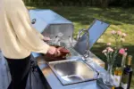 Myoutdoorkitchen Modul mit Spülbecken und Aufbewahrungsschrank – Bild 5