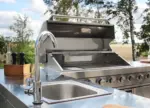 Myoutdoorkitchen Modul mit Spülbecken und Aufbewahrungsschrank – Bild 7
