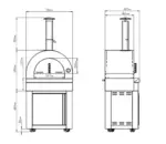 Myoutdoorkitchen Modul Holzbefeuerter Pizzaofen - Naples – Bild 15