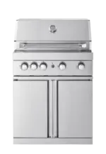 Myoutdoorkitchen Freistehender Gasgrill mit 4 effizienten Brennern und Infrarotbrenner