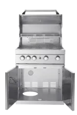 Myoutdoorkitchen Freistehender Gasgrill mit 4 effizienten Brennern und Infrarotbrenner – Bild 5