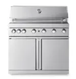 Myoutdoorkitchen Freistehender Gasgrill mit 6 Brennern und Infrarotbrenner