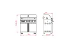 Myoutdoorkitchen Freistehender Gasgrill mit 6 Brennern und Infrarotbrenner – Bild 15