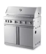 Myoutdoorkitchen Freistehender Gasgrill mit 6 Brennern und Infrarotbrenner – Bild 4