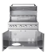 Myoutdoorkitchen Freistehender Gasgrill mit 6 Brennern und Infrarotbrenner – Bild 14