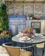 Myoutdoorkitchen Freistehender Gasgrill mit 6 Brennern und Infrarotbrenner – Bild 10