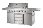 Myoutdoorkitchen Freistehender Gasgrill mit 6 Brennern und PowerSear Zone – Bild 2