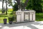 Myoutdoorkitchen Modul mit Kühlschrank und Aufbewahrungsschrank – Bild 4
