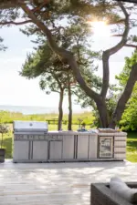 Myoutdoorkitchen Modul mit Kühlschrank und Aufbewahrungsschrank – Bild 5