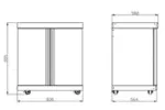 Myoutdoorkitchen Modul mit Schrank – Bild 5