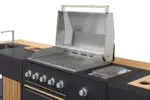 Myoutdoorkitchen Designer Series - Freistehender Gasgrill mit 5 Brennern und Infrarot-Seitenbrenner – Bild 11