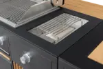 Myoutdoorkitchen Designer Series - Freistehender Gasgrill mit 5 Brennern und Infrarot-Seitenbrenner – Bild 7