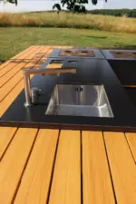 Myoutdoorkitchen Designer Series - Freistehendes Spülbeckenmodul mit Abfallsystem – Bild 6