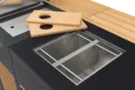 Myoutdoorkitchen Designer Series - Freistehendes Modul mit Kühlschrank und Aufbewahrungsschrank – Bild 8