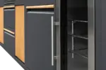 Myoutdoorkitchen Designer Series - Freistehendes Modul mit Kühlschrank und Aufbewahrungsschrank – Bild 12