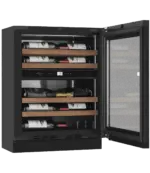 mQuvée WineCave 60D Slim - Push-Pull – Fullglass Black – Bild 11