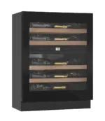 mQuvée WineCave 60D Slim - Push-Pull – Fullglass Black – Bild 3