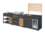 Myoutdoorkitchen Designer Series - Rückwand für Outdoorküche 120 cm – Bild 3