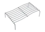 Myoutdoorkitchen Designer Series - Grillrost aus Edelstahl für Seitenbrenner - 18 x 25 cm
