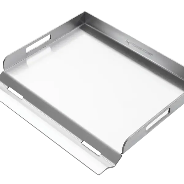 Myoutdoorkitchen Designer Series - Plancha-Grillplatte aus Edelstahl - 47 x 43 cm