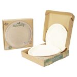 Holzteller Einwegteller aus Pappelholz rund O26cm, 25 Stk. – Bild 2