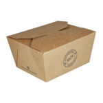 Take-Away Boxen Menüboxen ToGo aus Karton, 13x11x6.4cm, 25 Stk.