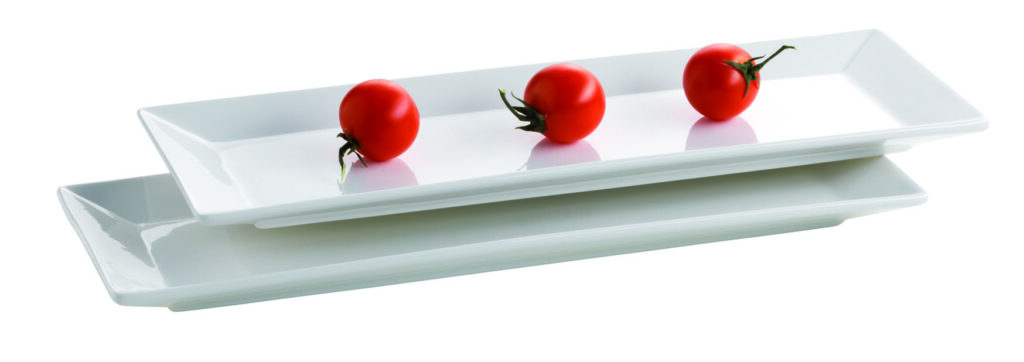 Mäser TRENDY LINE 2er Teller rechteckig 38x13 cm