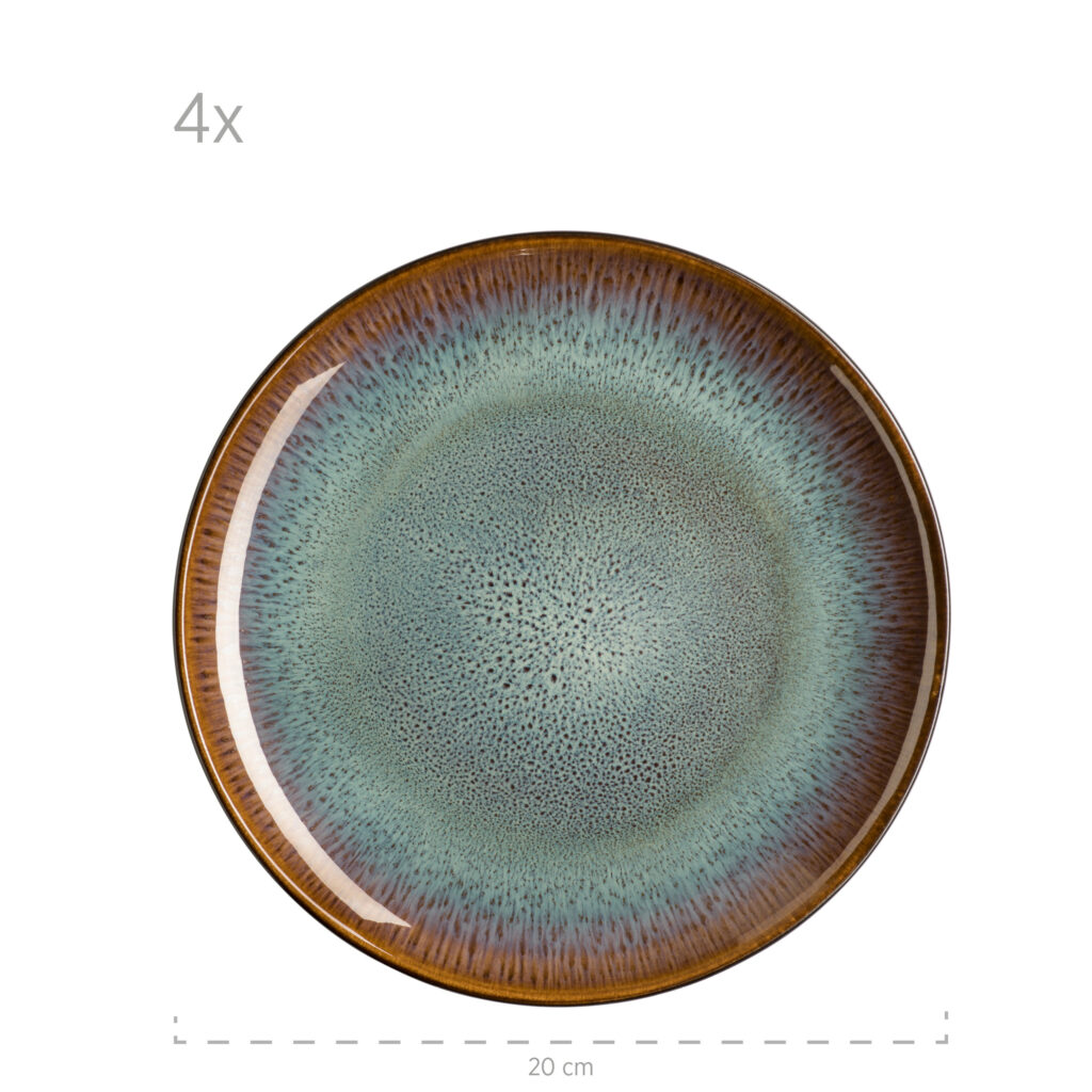Mäser TEONA Dessertteller 20 cm, 4er-Set