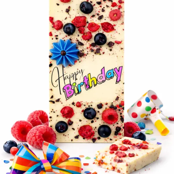 PREMIUM Weiße Schokolade - HAPPY BIRTHDAY 95g