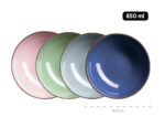 Mäser METALLIC RIM Kombiset 16-tlg. 4-farbig sort.