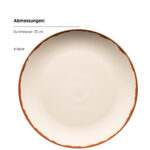 Mäser ELENI Platzteller 33 cm, 4er-Set