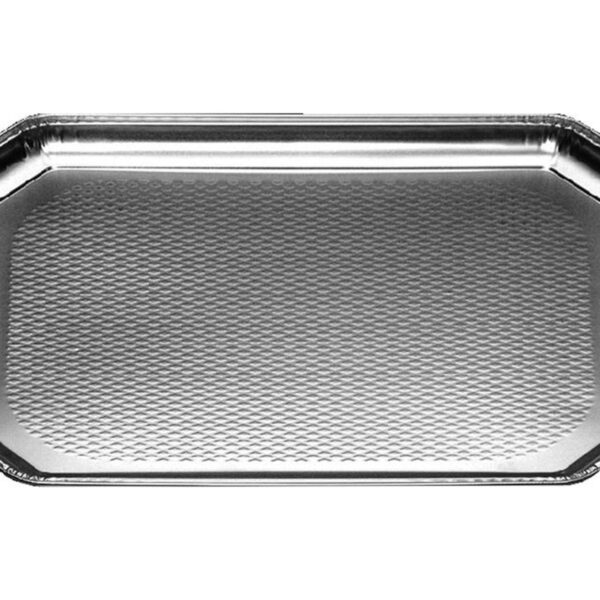Alu-Catering-Platten Aluminium-Partyplatten Servierplatten 37.5 x 28 cm, 5 Stk.