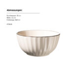 Mäser OSITA Schüssel 15 cm, 4er-Set, Weiß