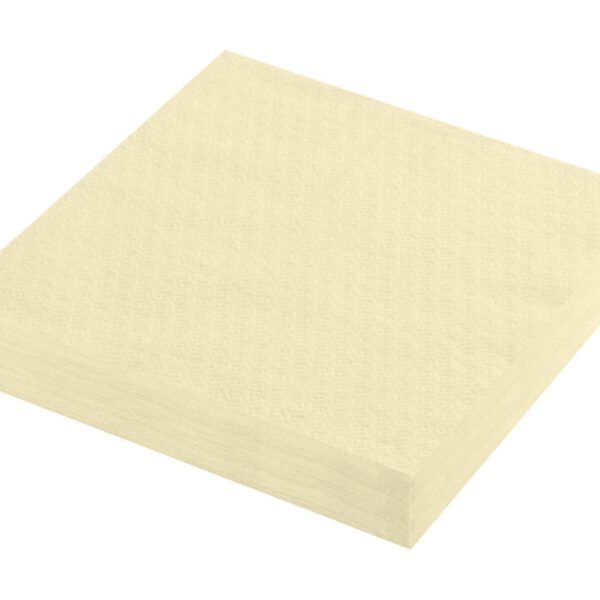 Servietten Prägeservietten 1-lagig, 33 x 33 cm, champagner, 100 Stk.
