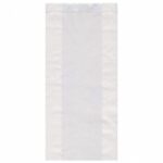 Papierfaltenbeutel weiß 10+5 x 22 cm für ca. 0,5kg Inhalt, 1000 Stk.
