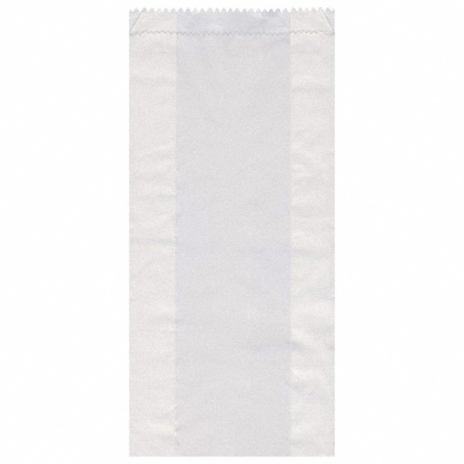 71015 Papierfaltenbeutel weiß 14+7 x 29cm für ca. 1,5kg Inhalt, 1000 Stk. – Bild 1