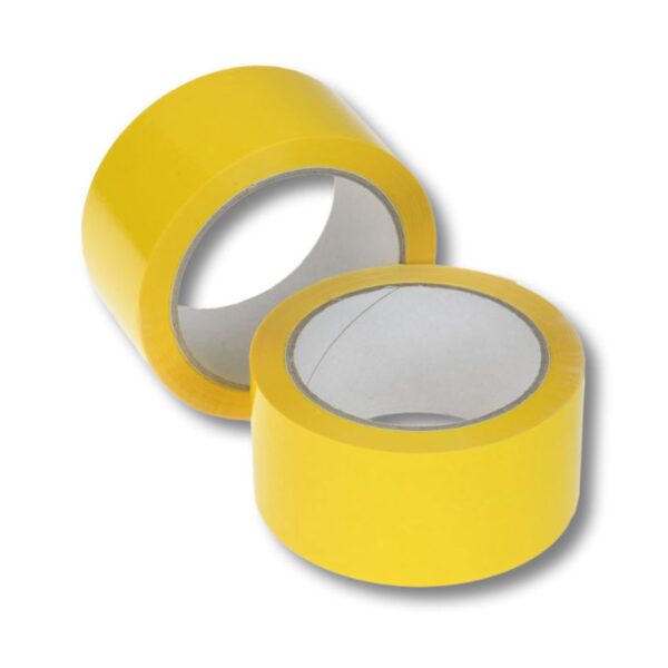 Klebeband Packband PP Acrylatkleber geräuscharm 50mm/66m, gelb