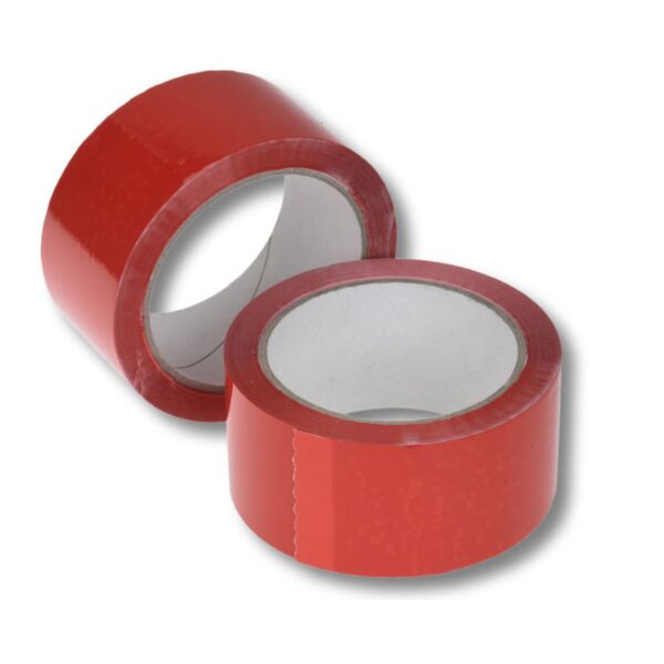 Klebeband Packband PP Acrylatkleber geräuscharm 50mm/66m, rot